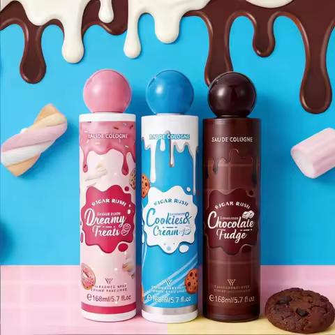 168ML Milk Chocolate Cream Vanilla Perfume Spray,Women Sweet Gourmet Woody Floral Scent,Caramel/Musk