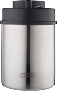 DeLonghi DLSC063 Coffee Canister Vacuum Sealed Food Storage Container with Airtight Lid & Built-in D