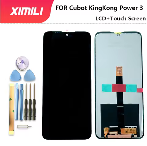 100% Original For Cubot KingKong Power 3 LCD Display with Touch Screen Digitizer Assembly For Cubot 