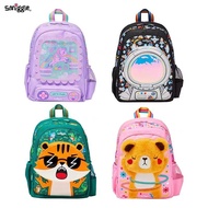 Australia smiggle Super Cute Medium Size School Bag Elementary School Grade 1-2 Style Backpack Burden-Reducing Ultra-Light Backpack