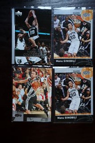 Manu Ginobili Upper Deck / Panini / NBA Hoops card
