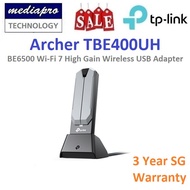 TP-LINK Archer TBE400UH BE6500 Tri-Band Wi-Fi 7 High Gain Wireless USB Adapter - 3 Year Local TP-Lin