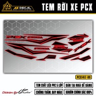 Tem Rời Dán Xe Máy PCX Mẫu Futuristic Technology | PCX-09 | Decal Chế PCX 125 150 160 Chống Nước Bền