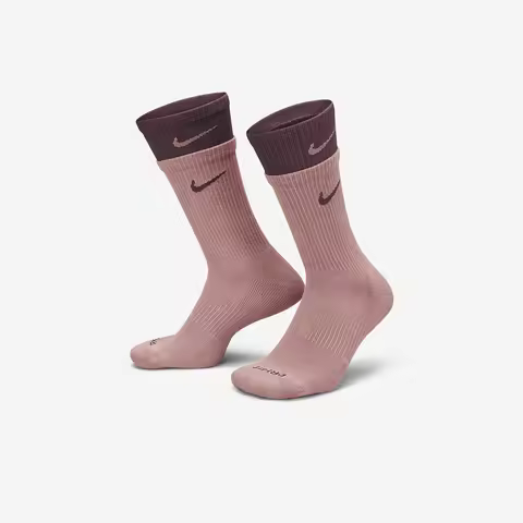 Nike genuine spliced men's and women's sports and leisure mid tube training socks set DD2795-604