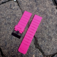 Nixon Watch strap 24mm Dark pink rabber Watch strap original