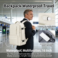 Backpack Laptop Waterproof 16 inch Multifunction Outdoor Luggage Bag Travel Unisex