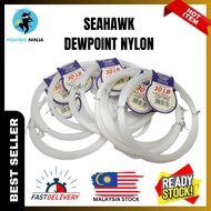 Seahawk Dewpoint Nylon Leader 6-80lbs 40yds Fishing Tali Tangsi Pancing Jigging Casting Kolam Umpan 