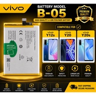 Battery Vivo Y12s Y20 Y20s Y11s Y12A Y20i B-05 5000mAh Original Quality Replacement Battery Bateri V