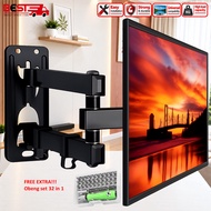 FREE EXTRA Universal TV Bracket 17" to 43inch (43 42 40 32 28 24 21 17 inch) full motion suitable fo