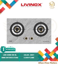 LIVINOX 2 BURNER BUILT-IN GAS HOB LGH-438B 2B-SL/LGH-438G 2B-SL