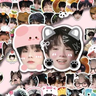 新品热卖【现货】180张王橹杰大头贴贴纸可爱明星少年感TF四代周边diy手机装饰贴画180 Wang Lujie Photo Stickers, Cute Celebrity Boyish Style