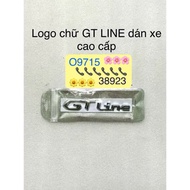 GT LINE LOGO GENUINE CAR STICKER
