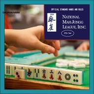 [CF] Mahjong League Hands and Rules Mahjong Card Set 2024 Mahjong Score Card Set Official National Mahjong League Hands Rules Mah Jongg Paper Scorecard 1/4pcs Pack