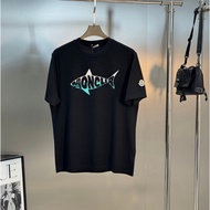 Moncler/Moncler 2026 Early Spring New Style Short-Sleeved T-Shirt Men's Women's Couple Style Co-Bran