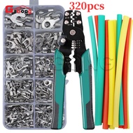 Box of 320 assorted round thread tips + multi-purpose pliers P-5.8 + V-3.1