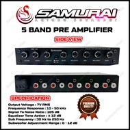 📣 SAMURAI KATANA SOUNDBAR 5 Band Parametric Preamp Amplifier Equalizer with Subwoofer Output For All
