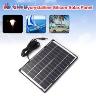 6W 12V DC5521 Camera Solar Panel Outdoor Home Surveillance Lighting Charger Kit