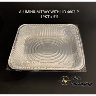 4602-P Aluminium Tray with Lid 5’s