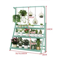 YOUNAL Flower Rack Plant Rack Bamboo Multi-Layer Plant Stand Stepped Flower Stand