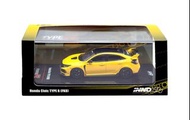 本田 1/64 INNO64 1:64 HONDA CIVIC TYPE-R (FK8) Yellow spoon
