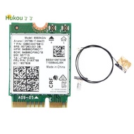 🔥9560NGW WiFi Card+Antenna 1730Mbps Wireless AC 9560 Dual Band 2.4G+5G BT 5.0 802.11Ac M.2 CNVI 9560