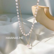 Pearl Necklace [Jewelry Necklace] Luxury Decorated With Beautiful Pearls HAVANAS me