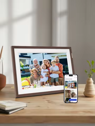 ARZOPA WiFi 10.1" Touch Screen Digital Picture Frame I Gift Ready I Share Photos and Videos Instantl