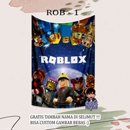 Roblox blanket - cartoon blanket - cute blanket - custom add name blanket - wholesale blanket - Robl