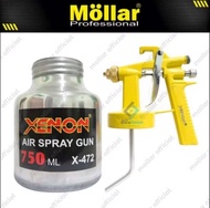 Air Spray Gun XENON 472 - Spray Gun XENON X-472 Tabung Bawah 750 ml - Semprotan Cat Tabung Bwh X472