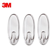 3M 17091CLR-VP Medium Clear Hooks With Clear Strips