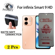 2 Pcs infinix Smart 9 HD Anti Spy Screen Protector For infinix Smart 9 10 Note 50 Hot 50i 50 60 Pro 