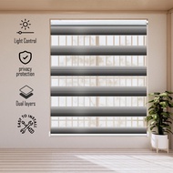 Bidai Tingkap Modern Zebra Blinds | Blind Curtain | Zebra Bidai Outdoor | Roller Blind