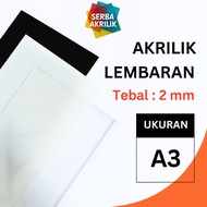 A3 2mm Acrylic Sheet Clear Acrylic Sheet Colored Acrylic/