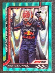 Topps Chrome F1 Max Verstappen /199 F1 card F1賽車卡