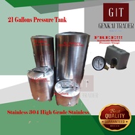 ♞,♘Pressure Tank for Water 21 Gallons with Free Automatic Switch and Gauge