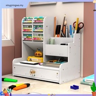 Wooden Stationary Storage Rack Pen Holder Box Rak Alat Tulis Rak Pen Rak Office Rak Sekolah