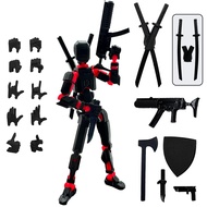 (Assembly Completed) 3D Printed Figure 5.54-inch Dummy13 with Weapon Expansion Set, Full Body Mechan