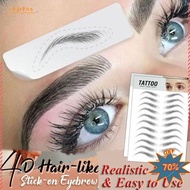 RTJIFSS99 Authentic Water-based Waterproof Brow stickers Eyebrow Tattoo Sticker