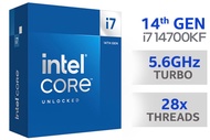 Intel i7 14700K / 14700KF 14th Gen Core i7 Processor 20 Cores 28 Threads 5.6GHZ