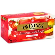 Twinings Strawberry &amp; Mango Tea ทไวนิงส์ ชา สตรอเบอร์รี่ และ แมงโก้ 2g x 25 bags