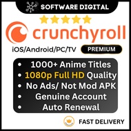 Crunchyroll Premium Account Lifetime iOS MacBook Android (Mega Fan Upgrade)