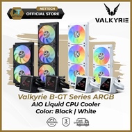 Valkyrie B-GT Series ARGB AIO Liquid CPU Cooler - B240-GT Black/White | B360-GT Black/White