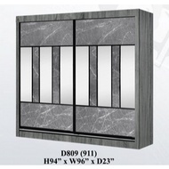 Almari Baju Almari Pakaian Wardrobe 8x8 kaki