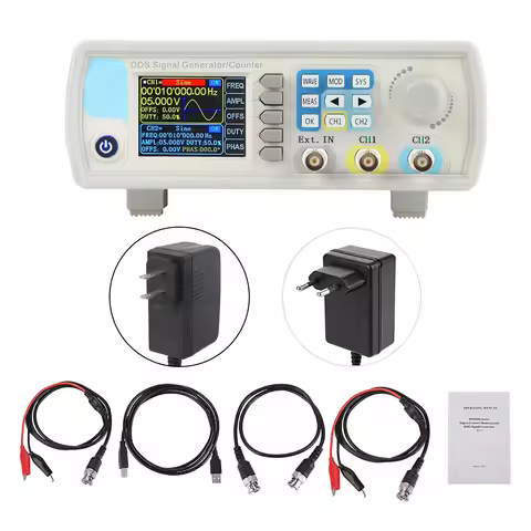 Digital Source JDS6600 DDS Generator Counter Digital Control Sine Frequency AC100‑240V Generator Cou