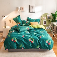 Fioral Duvet Cover Modern Simplicity Bed Sheets Soft Plant Flowers Bedclothes Single Double King Size Bedroom Twill Bedding Set
