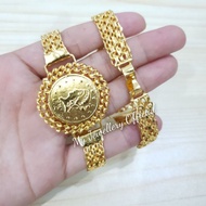 REPLIKA 24k Gold Replica Coin Bracelet - Penang Gold