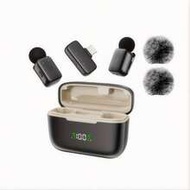 Plug-And-Play Professional Wireless Lavalier Microphone, Equipped With Innovative AI Voice Changer A