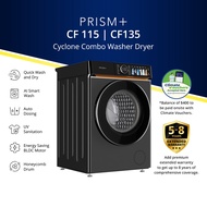 PRISM+ Cyclone Wash & Dry CF 115 / CF 135 | Combo Washer Dryer 11.5/7kg / 13.5/8kg