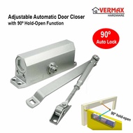 90° Self Lock / Hold Open Adjustable Automatic Door Closer/ Auto Door Close / Belle Auto Door Closer