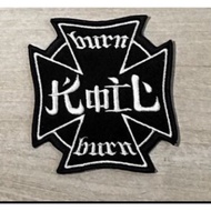BEST SELLER Patch Koil Burn Small Emblem Bordir Band Lokal Musik Metal
